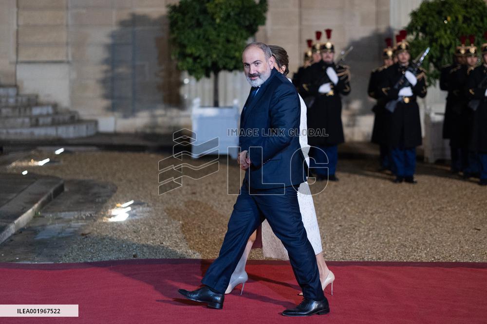 Peace Forum Diner at the Elysee Palace - Paris