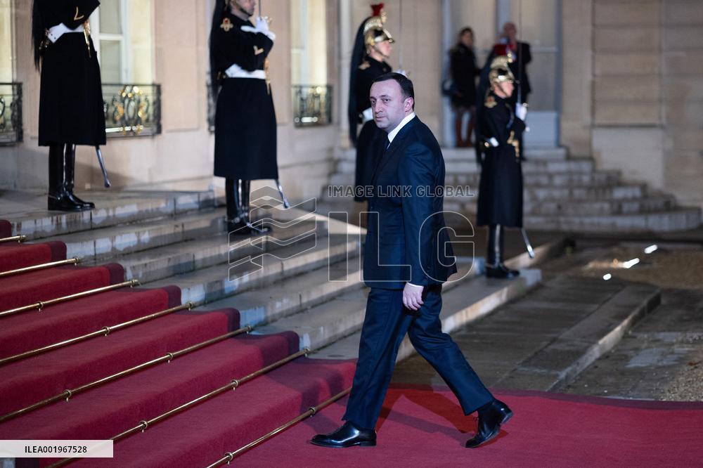 Peace Forum Diner at the Elysee Palace - Paris
