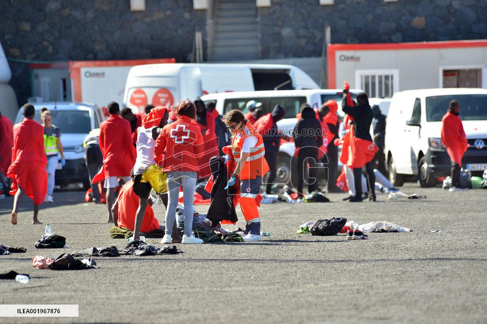 Boat Carrying 81 Migrants Arrives In Canary Islands