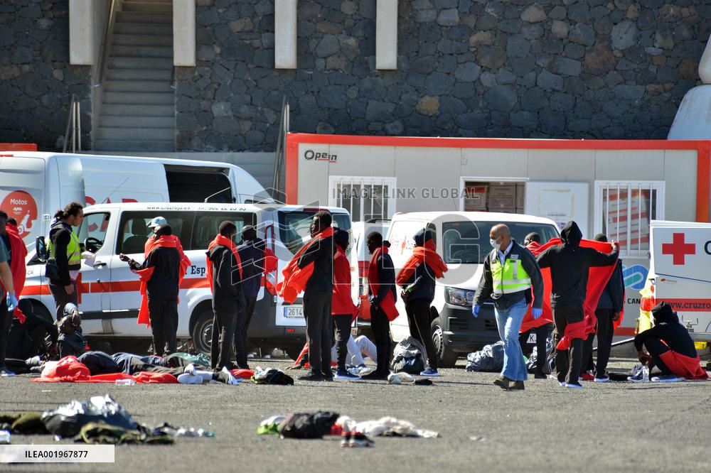 Boat Carrying 81 Migrants Arrives In Canary Islands