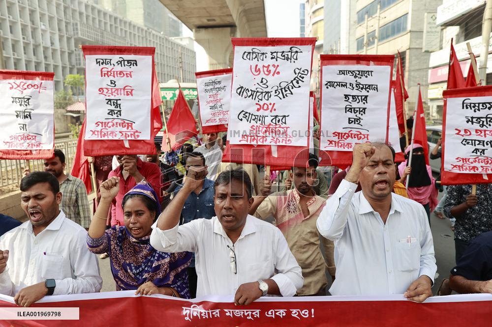 Garment Workers Unions Protest - Dhaka