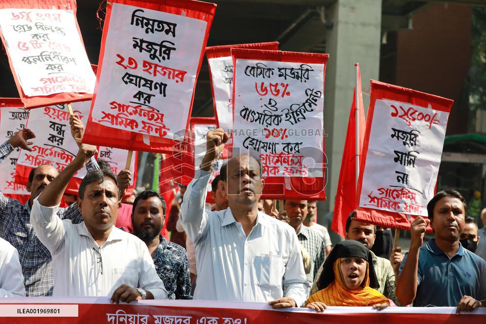 Garment Workers Unions Protest - Dhaka