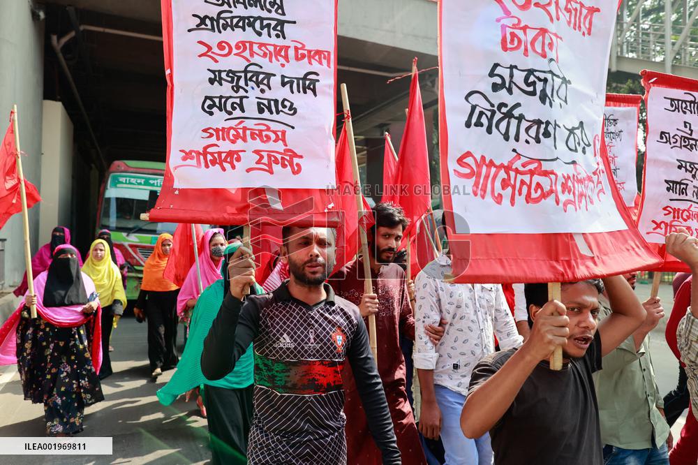 Garment Workers Unions Protest - Dhaka