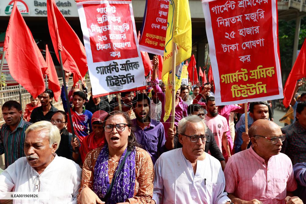 Garment Workers Unions Protest - Dhaka