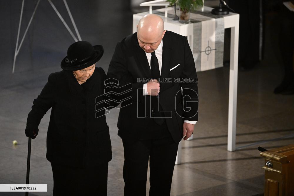 The state funeral of Finland's former president Martti Ahtisaari