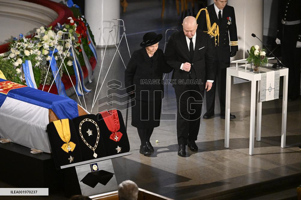 The state funeral of Finland's former president Martti Ahtisaari