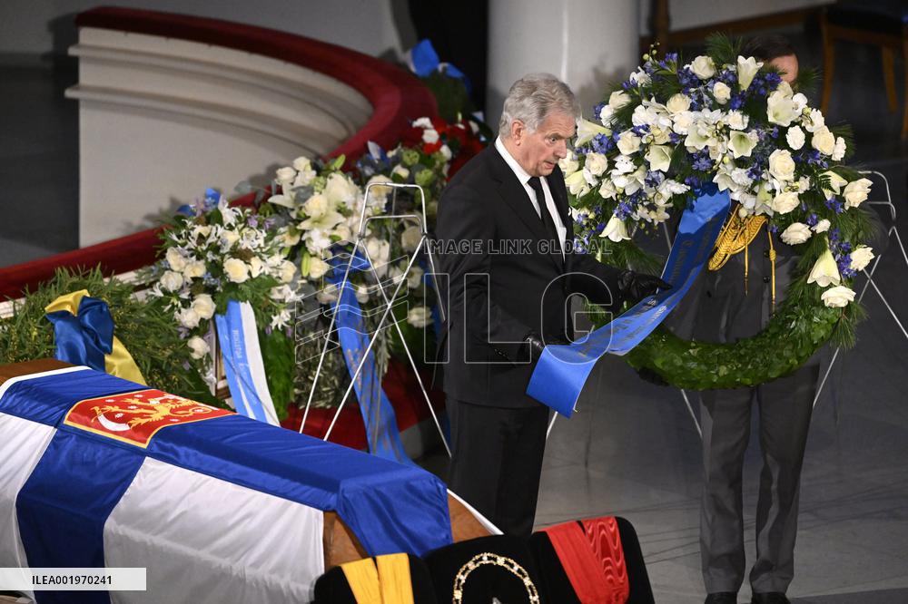 The state funeral of Finland's former president Martti Ahtisaari