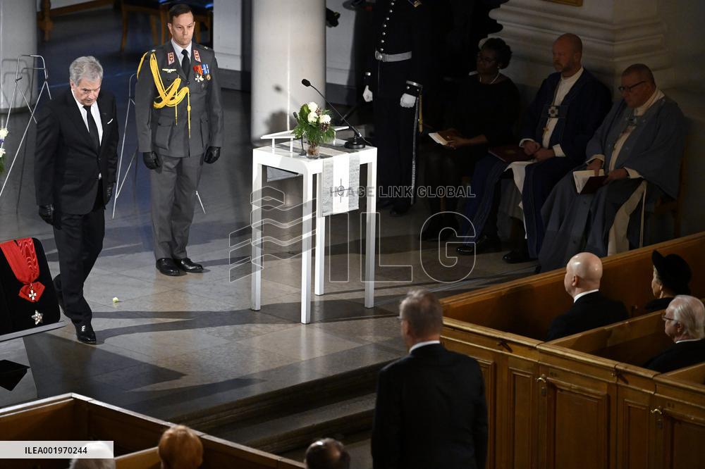 The state funeral of Finland's former president Martti Ahtisaari