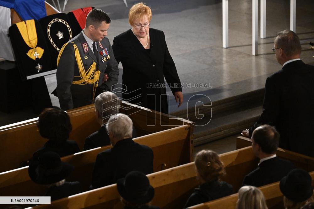 The state funeral of Finland's former president Martti Ahtisaari