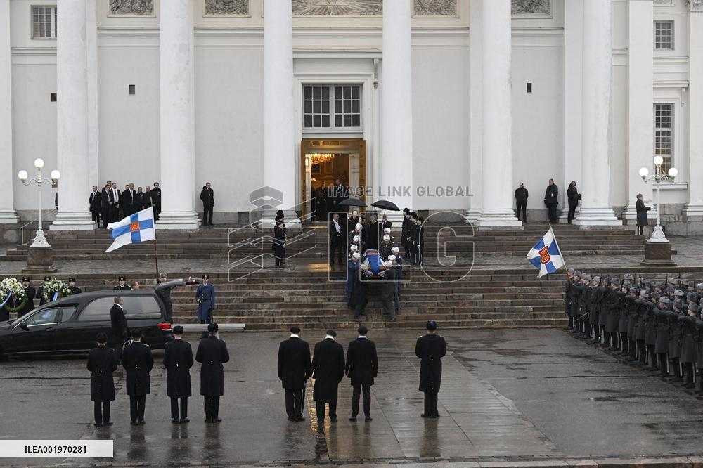 The state funeral of Finland's former president Martti Ahtisaari