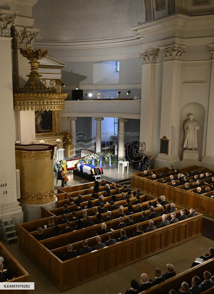 The state funeral of Finland's former president Martti Ahtisaari