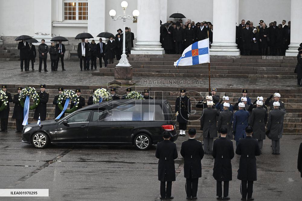 The state funeral of Finland's former president Martti Ahtisaari