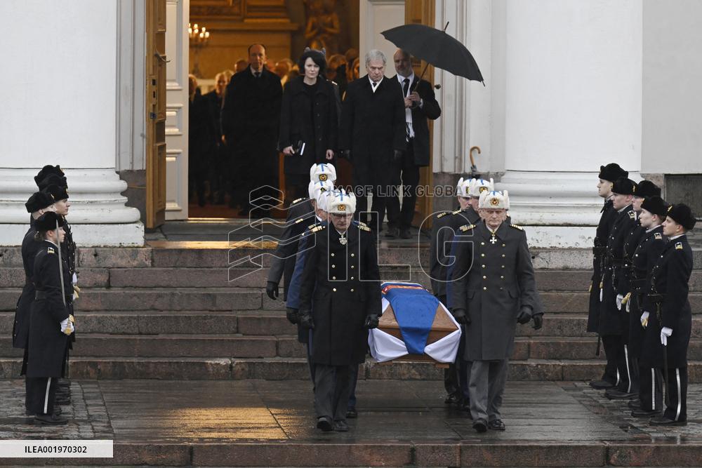 The state funeral of Finland's former president Martti Ahtisaari