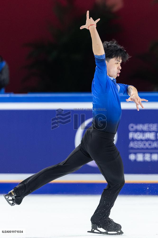 (SP)CHINA-CHONGQING-FIGURE SKATING-ISU GRAND PRIX-MEN-SHORT PROGRAM (CN)