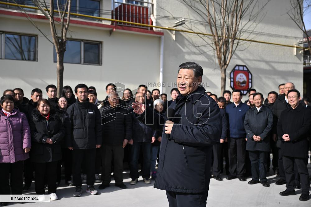 CHINA-BEIJING-HEBEI-XI JINPING-POST-FLOOD RECONSTRUCTION-INSPECTION (CN)