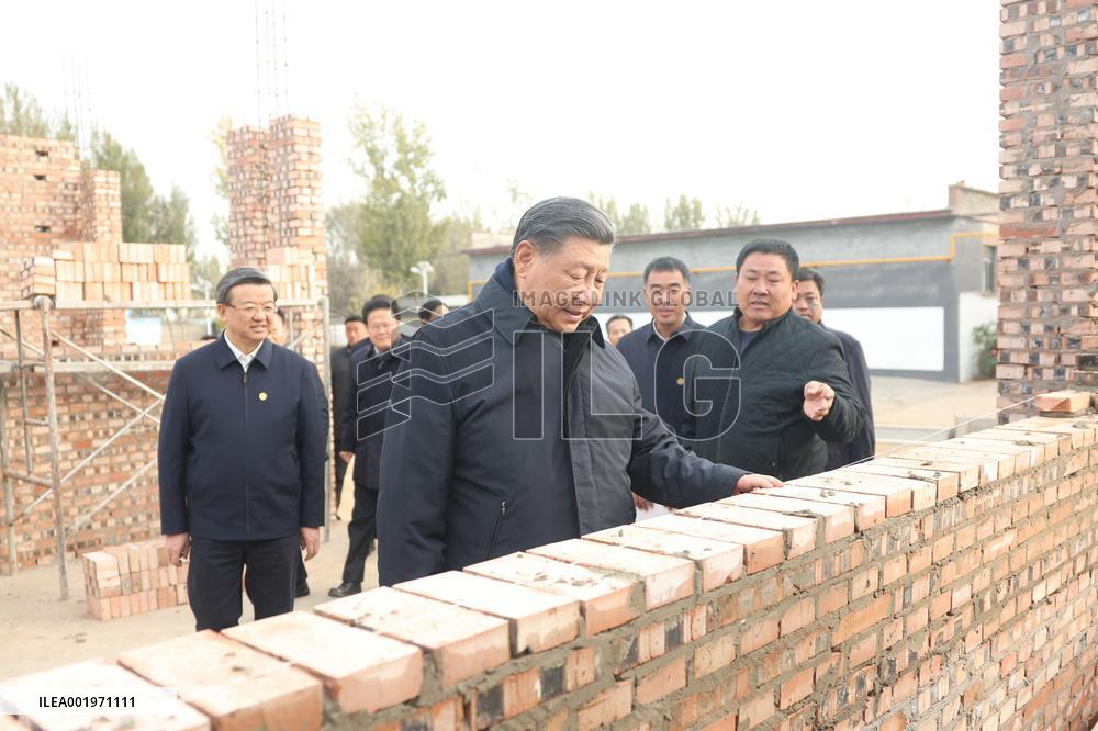 CHINA-BEIJING-HEBEI-XI JINPING-POST-FLOOD RECONSTRUCTION-INSPECTION (CN)