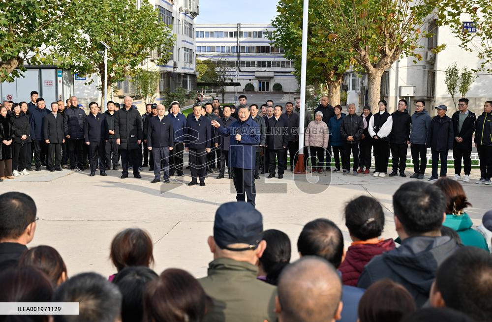 CHINA-BEIJING-HEBEI-XI JINPING-POST-FLOOD RECONSTRUCTION-INSPECTION (CN)