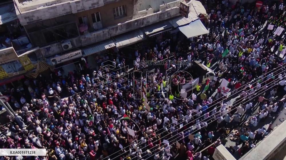Pro-Palestinian protests continue in Jordan