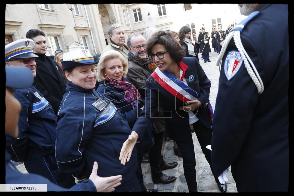 Exclusive. Rachida Dati at WW1 ceremony - Paris