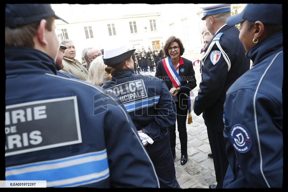 Exclusive. Rachida Dati at WW1 ceremony - Paris