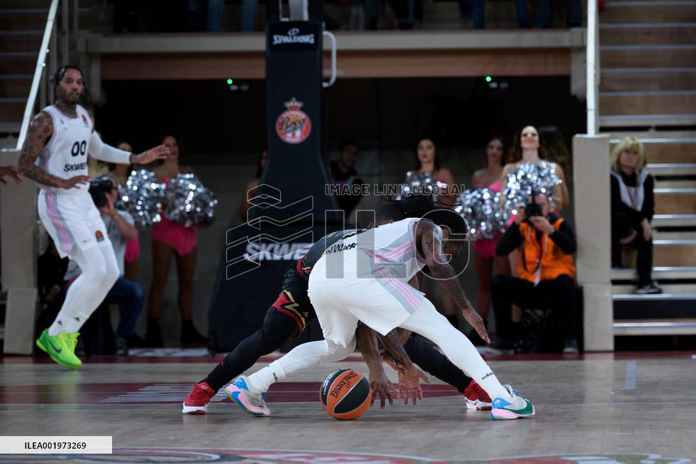 Euroleague Basketball Monaco Vs Asvel in Monaco