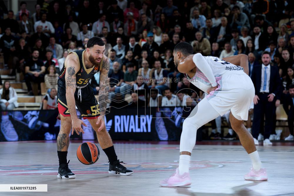 Euroleague Basketball Monaco Vs Asvel in Monaco