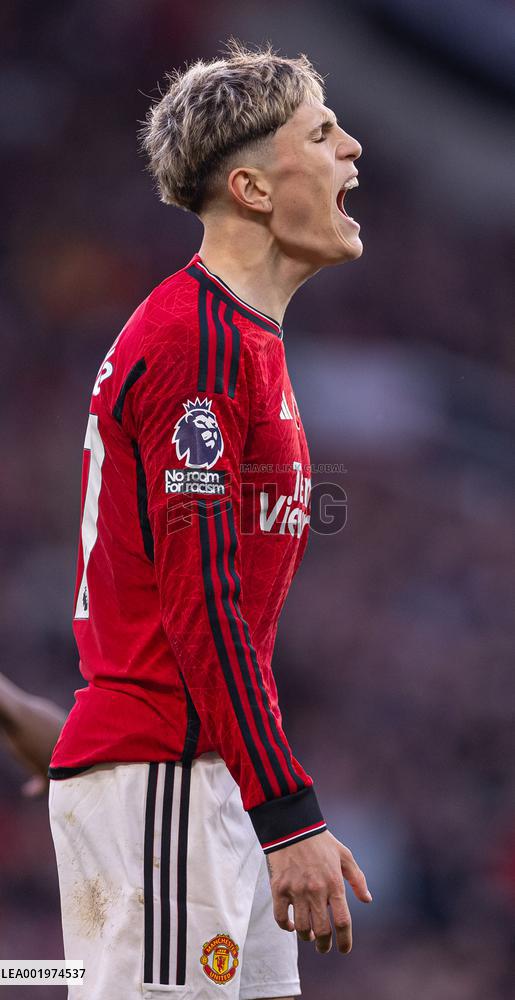 (SP)BRITAIN-MANCHESTER-FOOTBALL-ENGLISH PREMIER LEAGUE-MANCHESTER UNITED FC VS LUTON TOWN FC