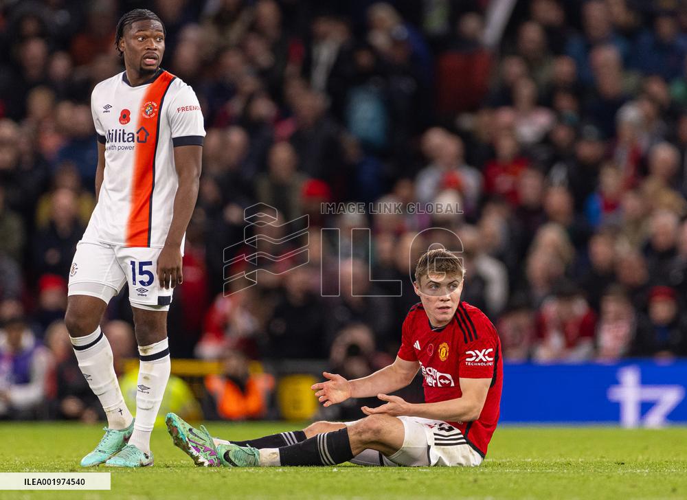 (SP)BRITAIN-MANCHESTER-FOOTBALL-ENGLISH PREMIER LEAGUE-MANCHESTER UNITED FC VS LUTON TOWN FC