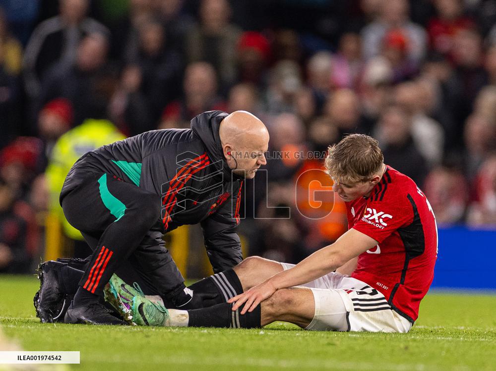 (SP)BRITAIN-MANCHESTER-FOOTBALL-ENGLISH PREMIER LEAGUE-MANCHESTER UNITED FC VS LUTON TOWN FC