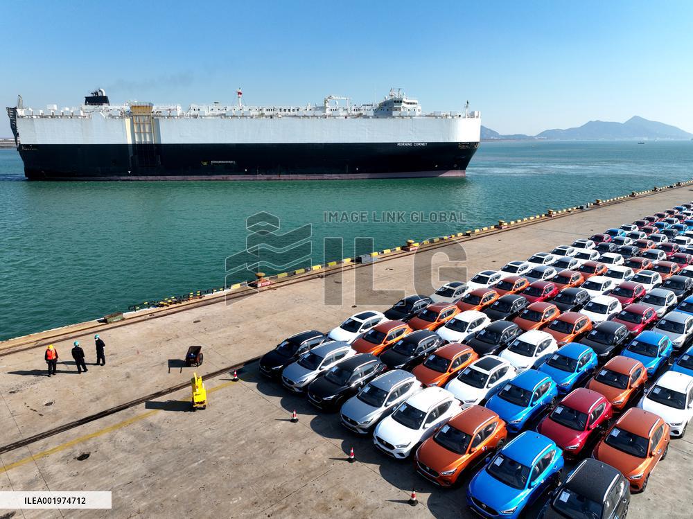 Vehicles Export Growth in Lianyungang
