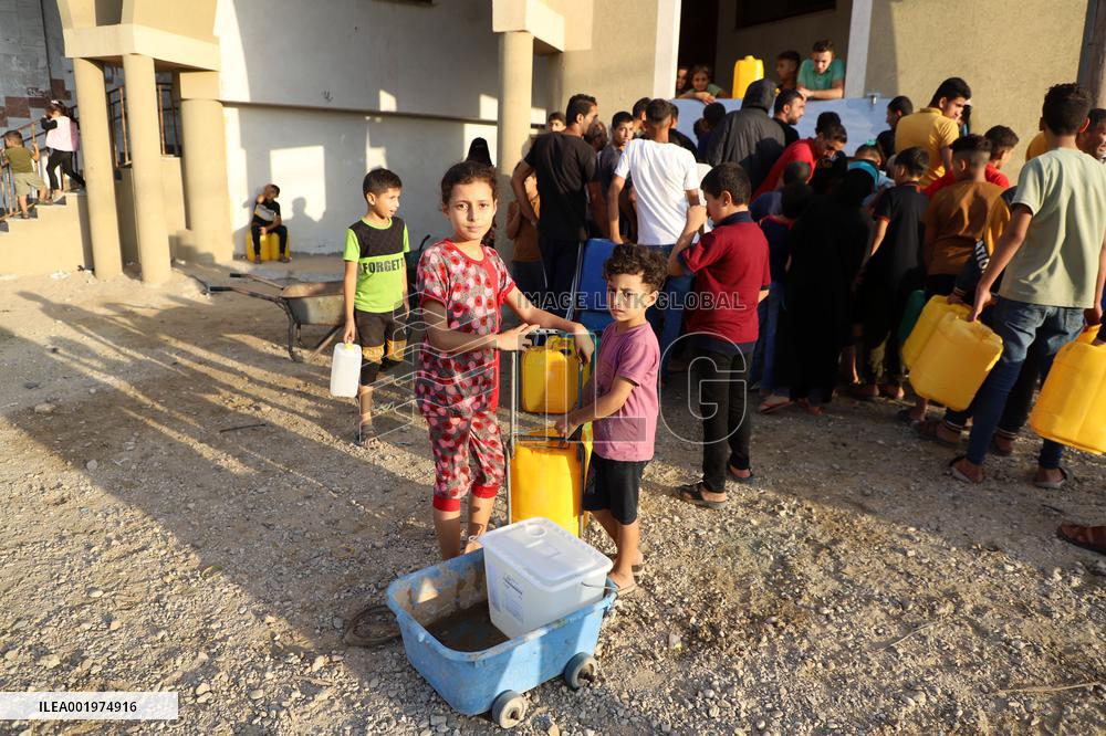 MIDEAST-GAZA-PALESTINIAN-ISRAELI CONFLICT-DAILY LIFE