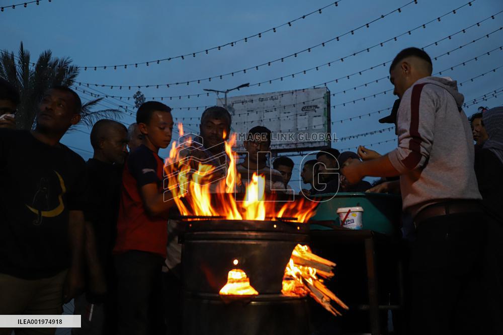 MIDEAST-GAZA-PALESTINIAN-ISRAELI CONFLICT-DAILY LIFE