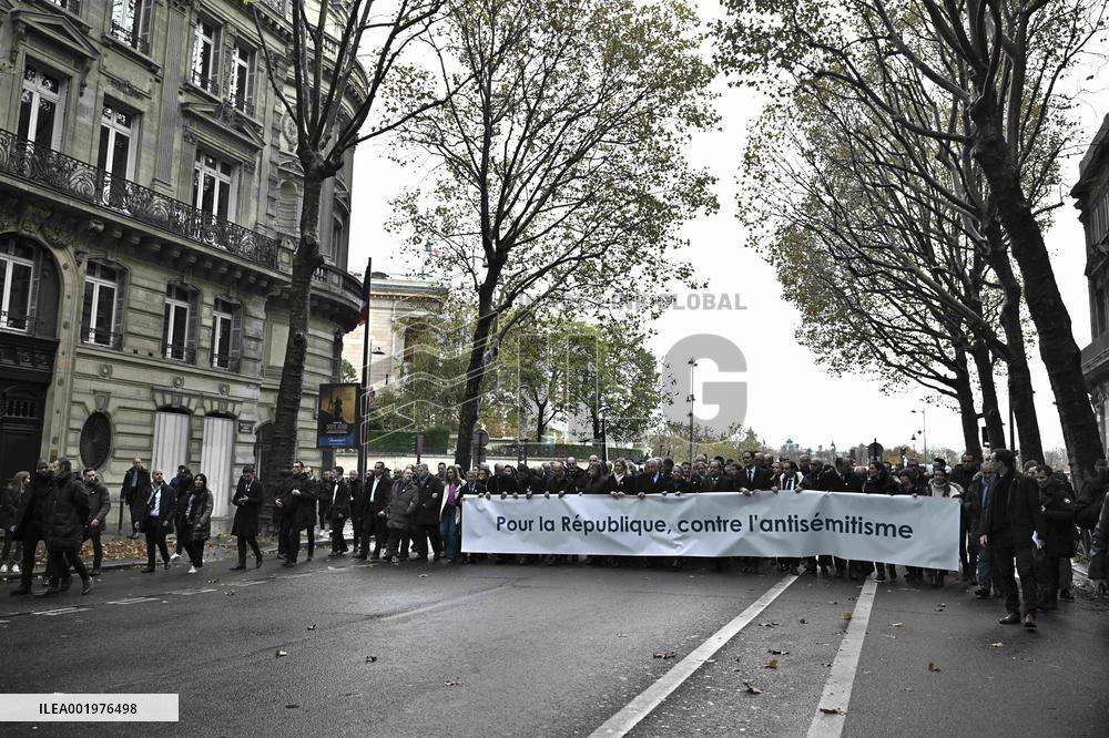 March against anti-Semitism in Paris