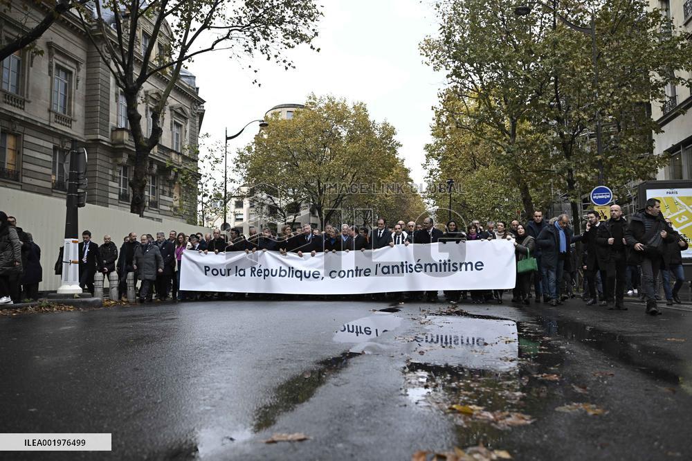 March against anti-Semitism in Paris