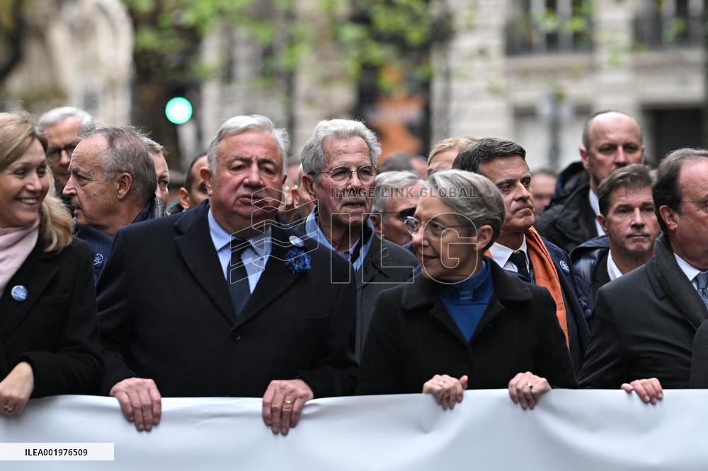 March against anti-Semitism in Paris