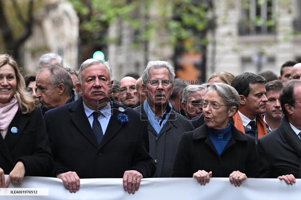 March against anti-Semitism in Paris