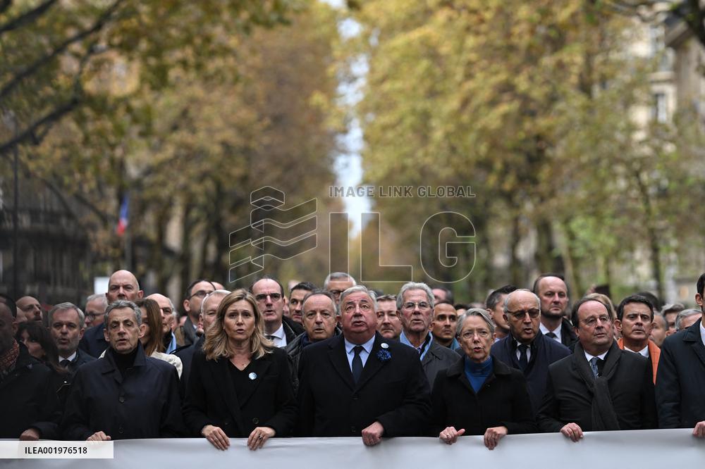March against anti-Semitism in Paris