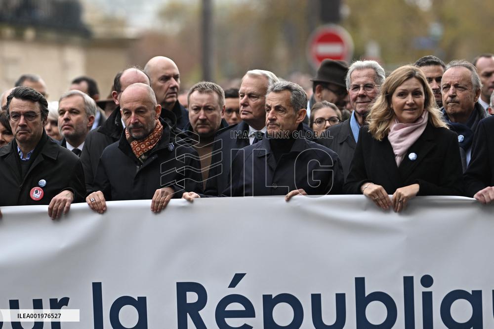 March against anti-Semitism in Paris