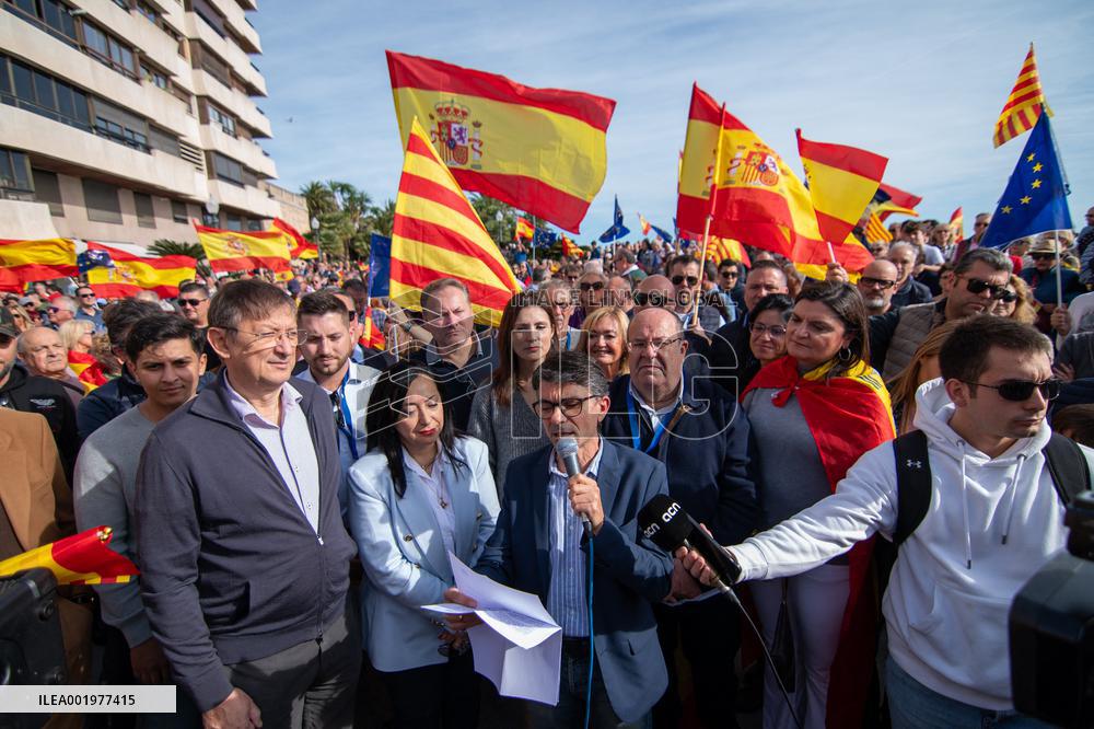 Anti-Amnesty Protest Across Spain