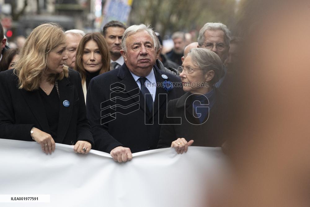 March against anti-Semitism in Paris