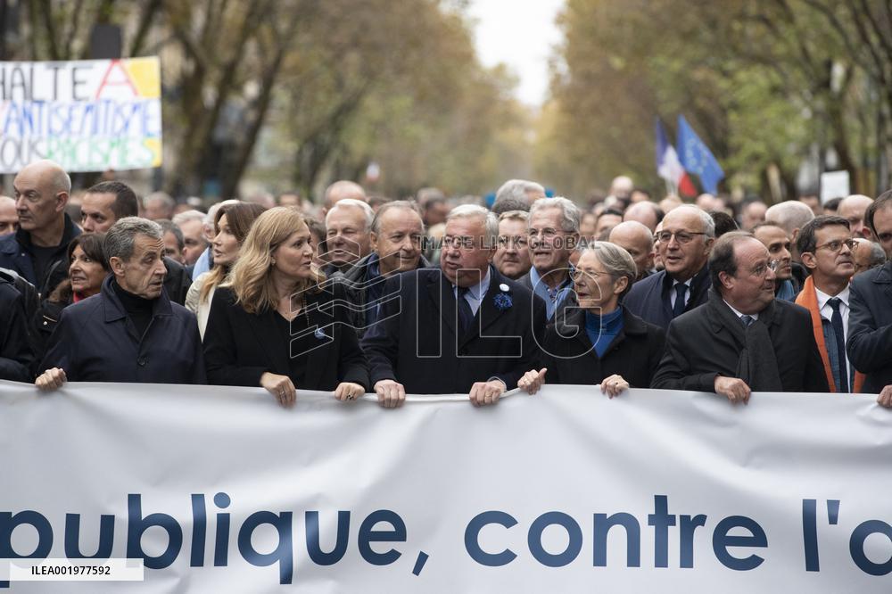 March against anti-Semitism in Paris