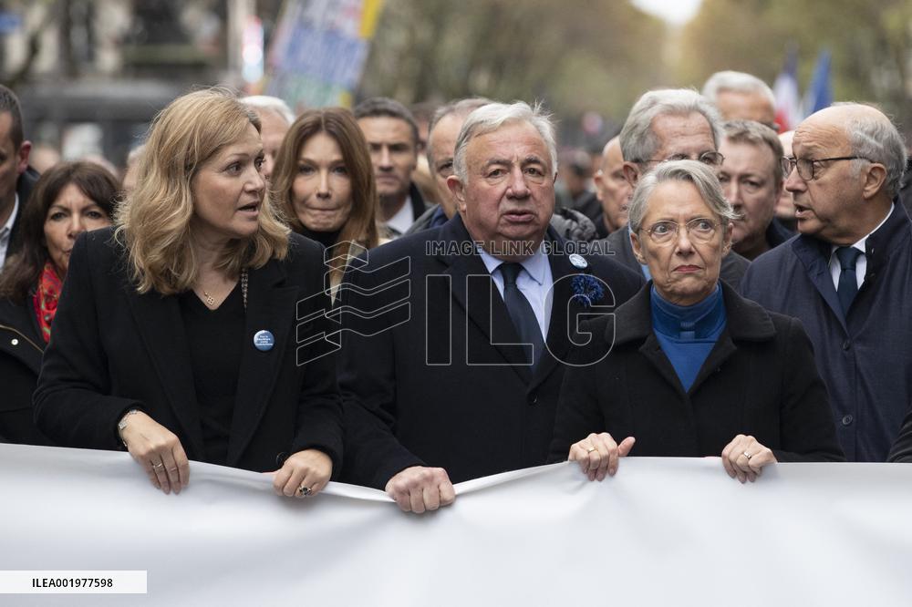 March against anti-Semitism in Paris