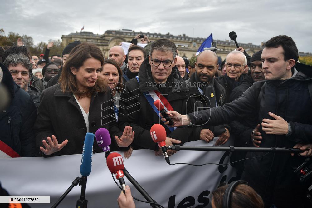 March against anti-Semitism in Paris