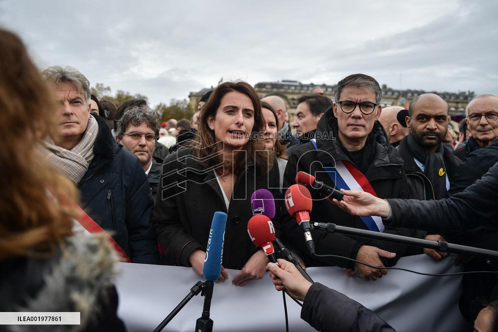 March against anti-Semitism in Paris