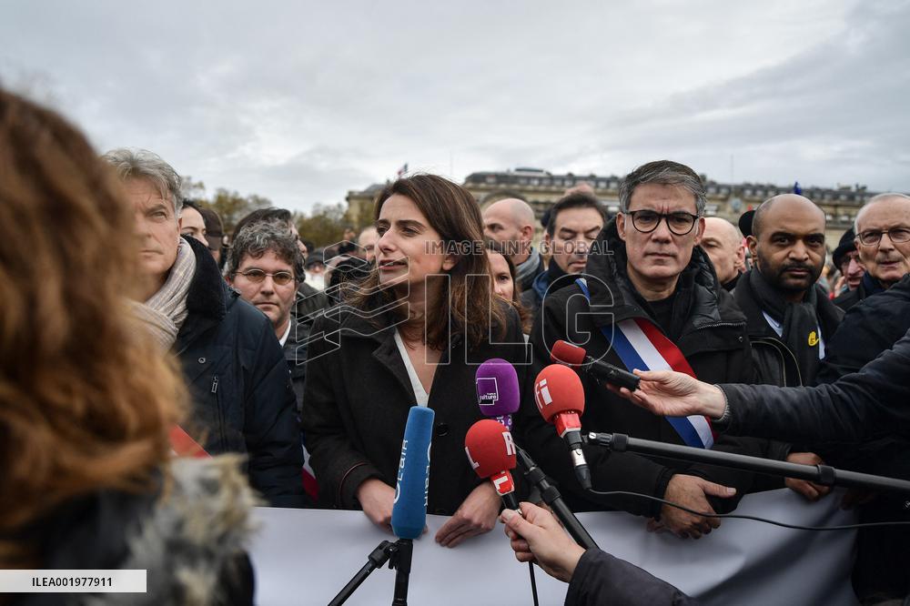 March against anti-Semitism in Paris