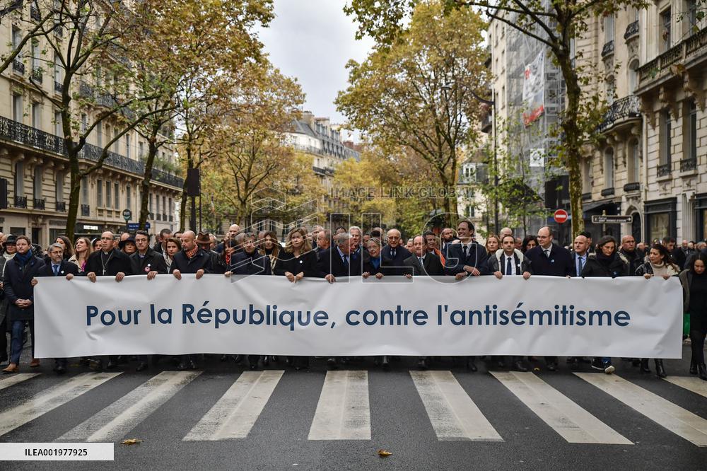 March against anti-Semitism in Paris