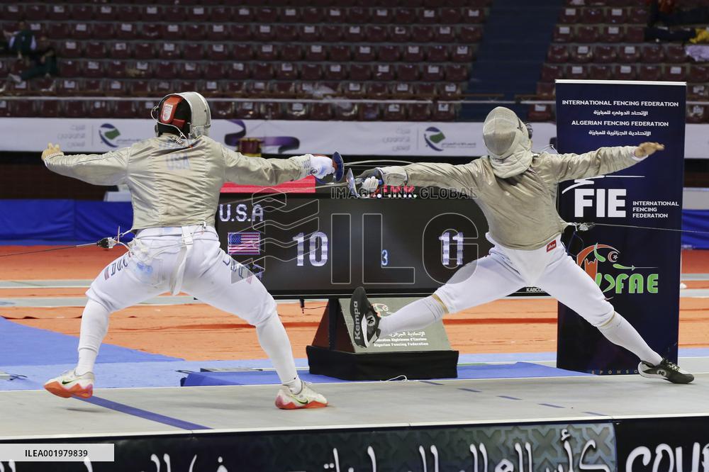 (SP)ALGERIA-ALGIERS-FENCING-SABRE-MEN'S TEAM FINAL