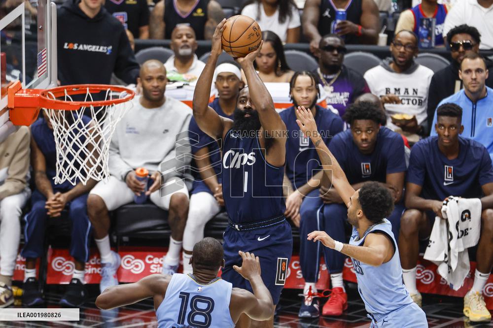 (SP)U.S.-LOS ANGELES-BASKETBALL-NBA-GRIZZLIES VS CLIPPERS