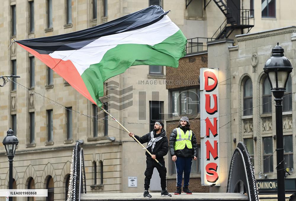 Protest In Support Of Palestine Across Canada
