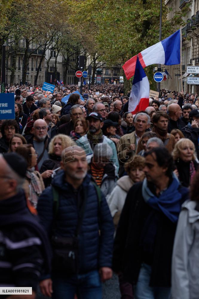March Against Antisemitism - Paris